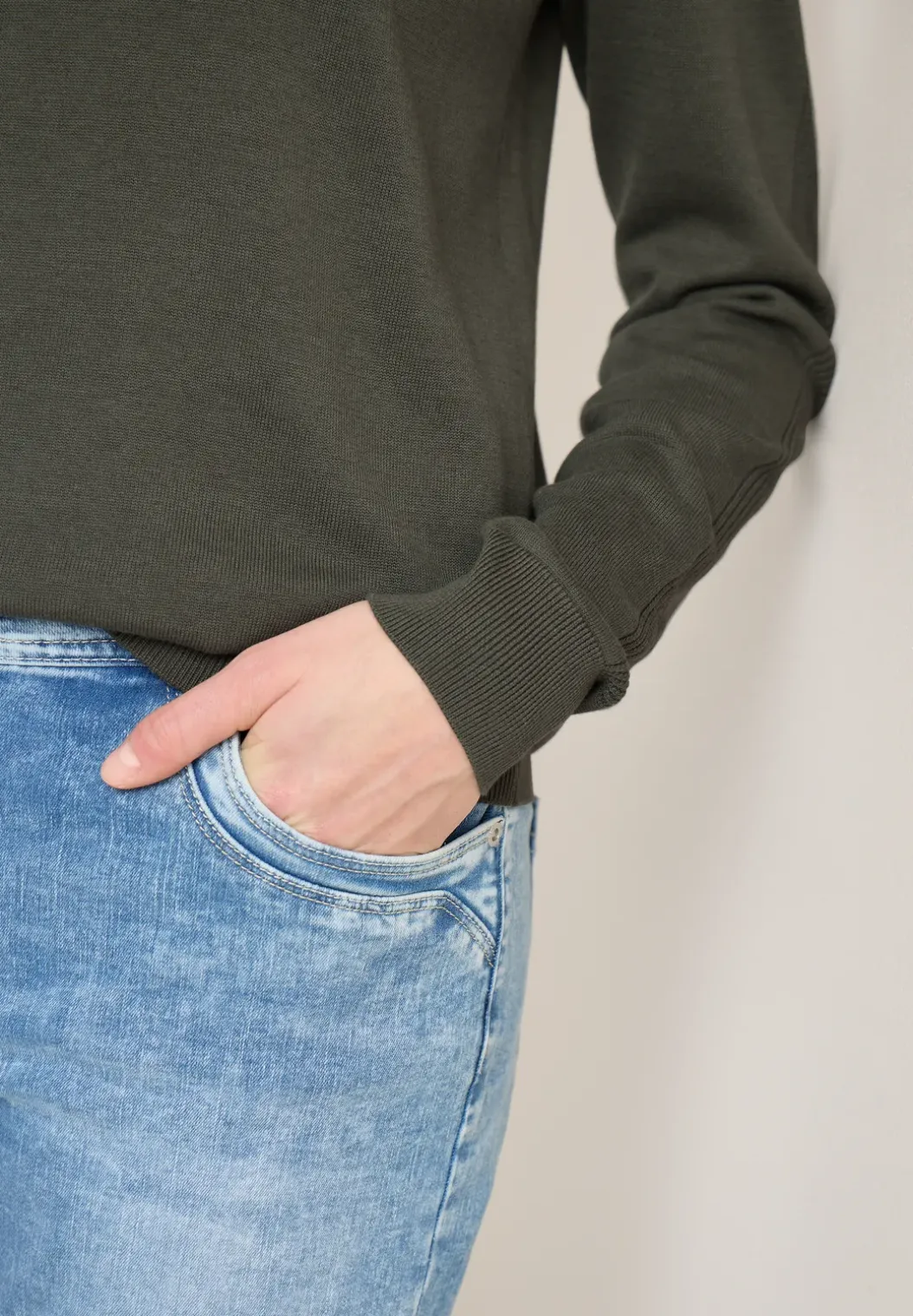 Trui in effen kleur