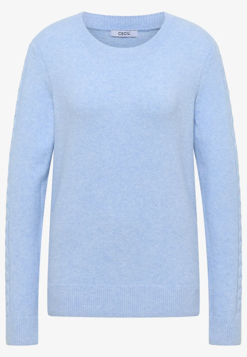 Trui met gebreid detail