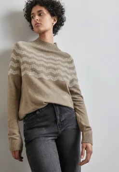 Trui met gemêleerde look