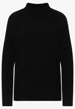 Trui van chenille met col