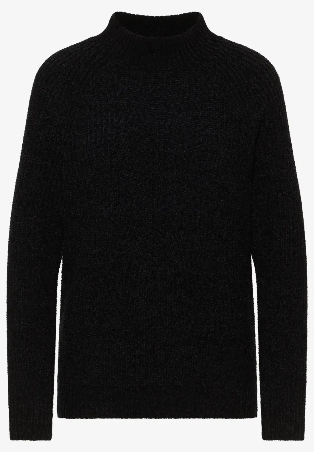 Trui van chenille met col