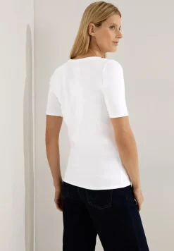 T-shirt in effen kleur