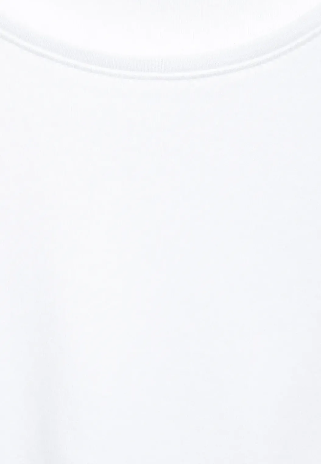 T-shirt in effen kleur