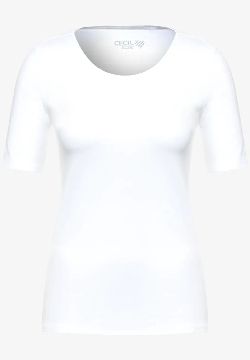 T-shirt in effen kleur