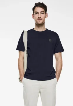 T-shirt met artwork op de borst
