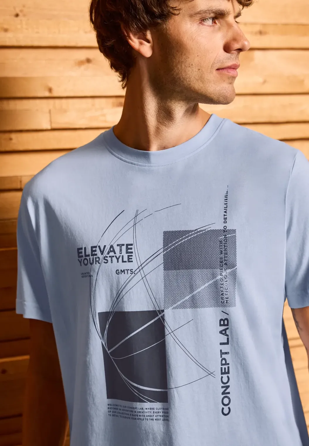 T-shirt met grafische print