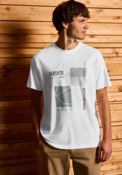 T-shirt met grafische print
