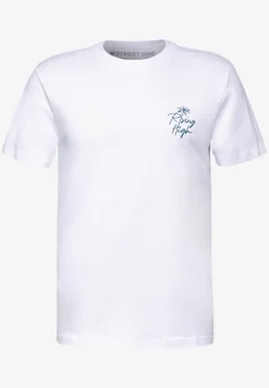 T-shirt met print op de borst