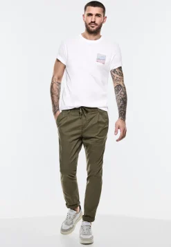 T-shirt met print op de borst