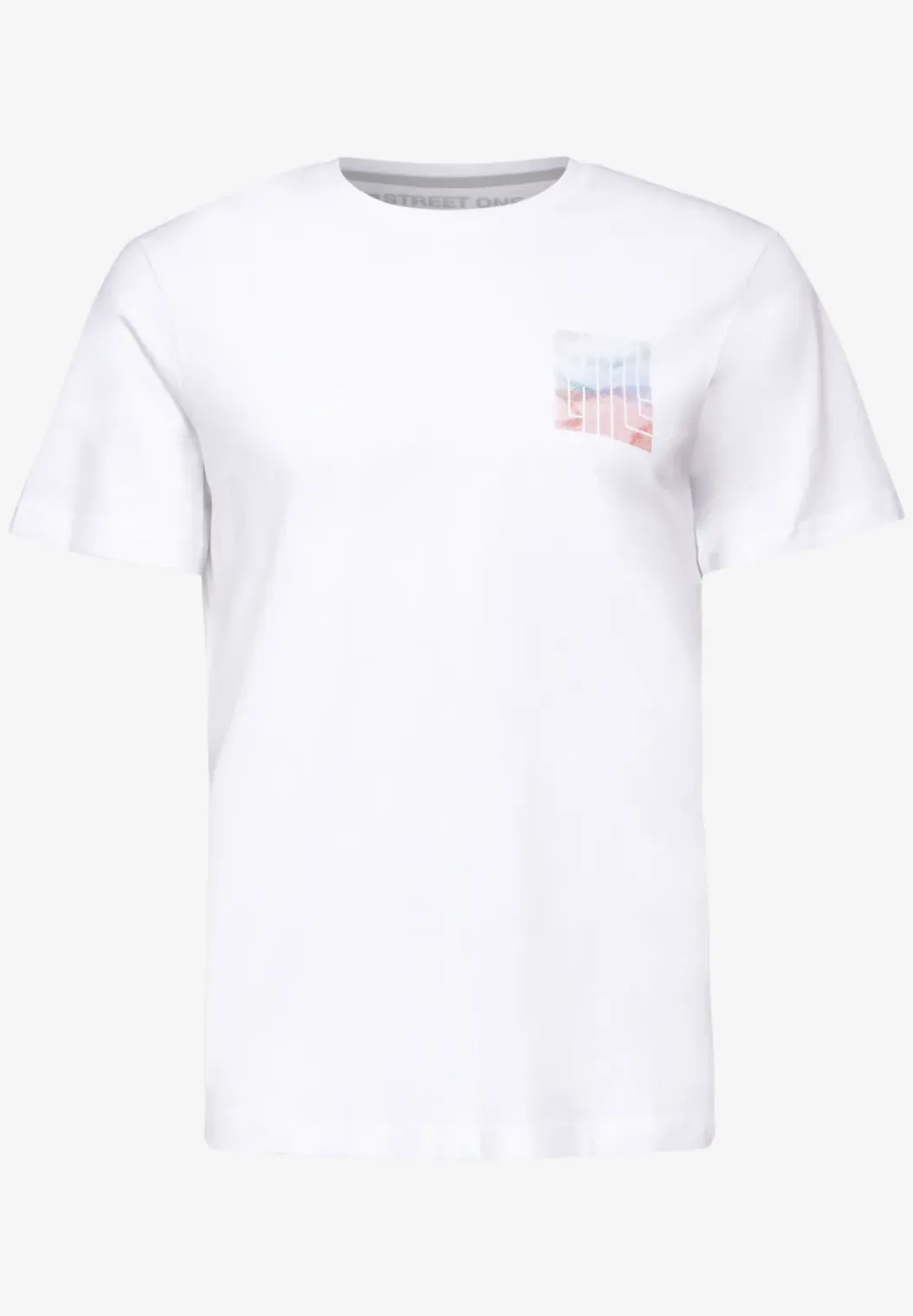 T-shirt met print op de borst