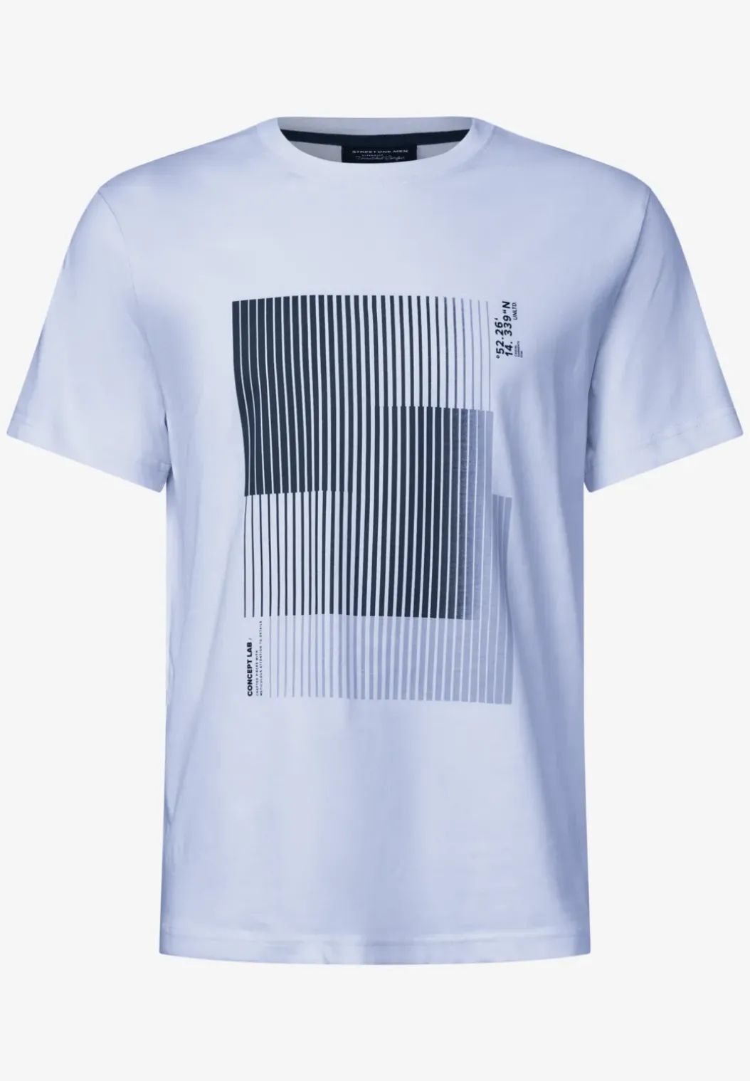T-shirt met streepprint