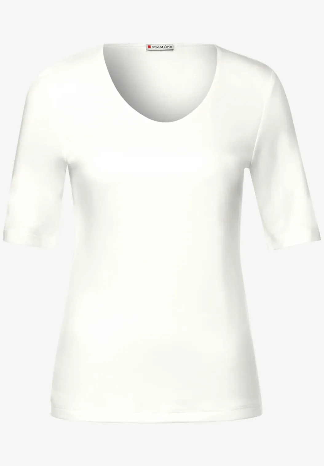 T-shirt met V-hals