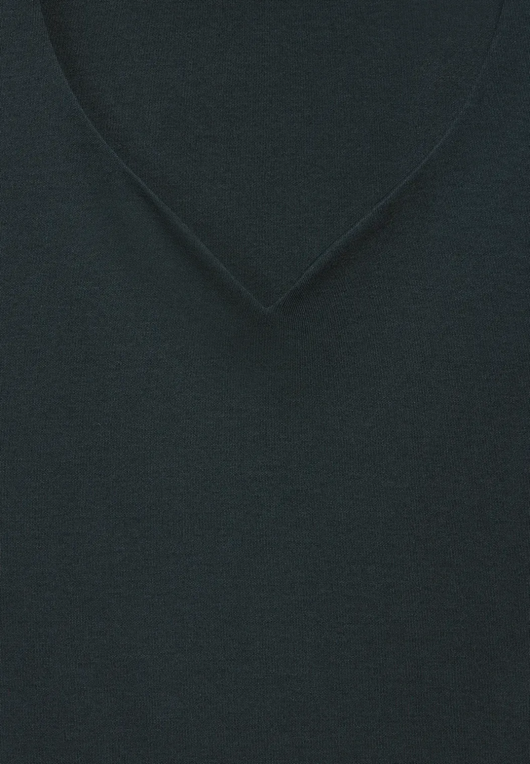 T-shirt met hartvormige halslijn