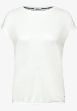 T-shirt met kanten detail