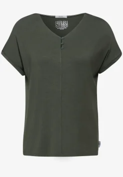 T-shirt met V-hals