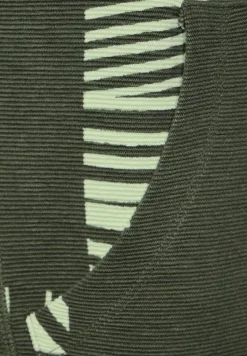 T-shirt met zeer ruime kraag
