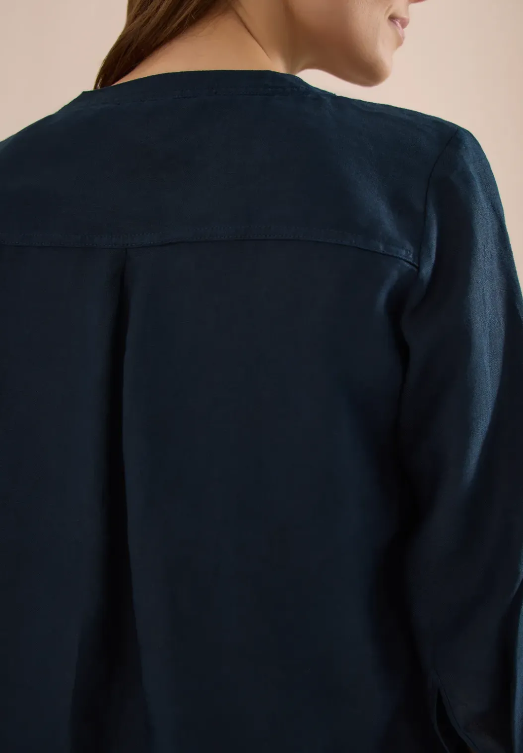 Tuniek met 3/4 mouwen van puur linnen