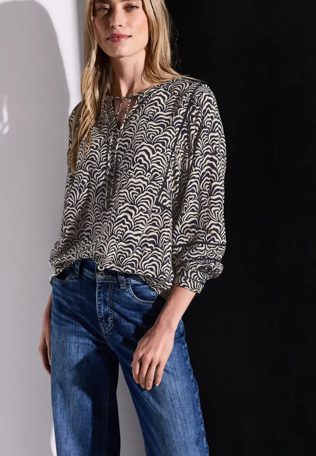 Tuniek met decoratieve details