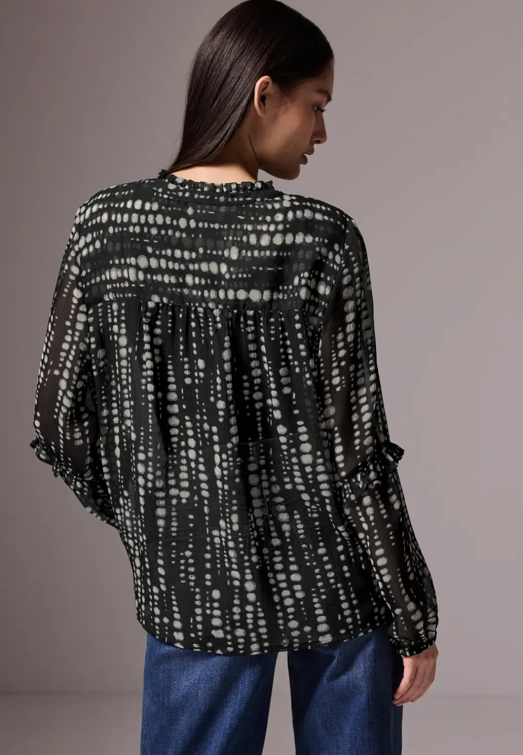 Tuniek van chiffon