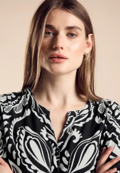 Tuniekblouse met print