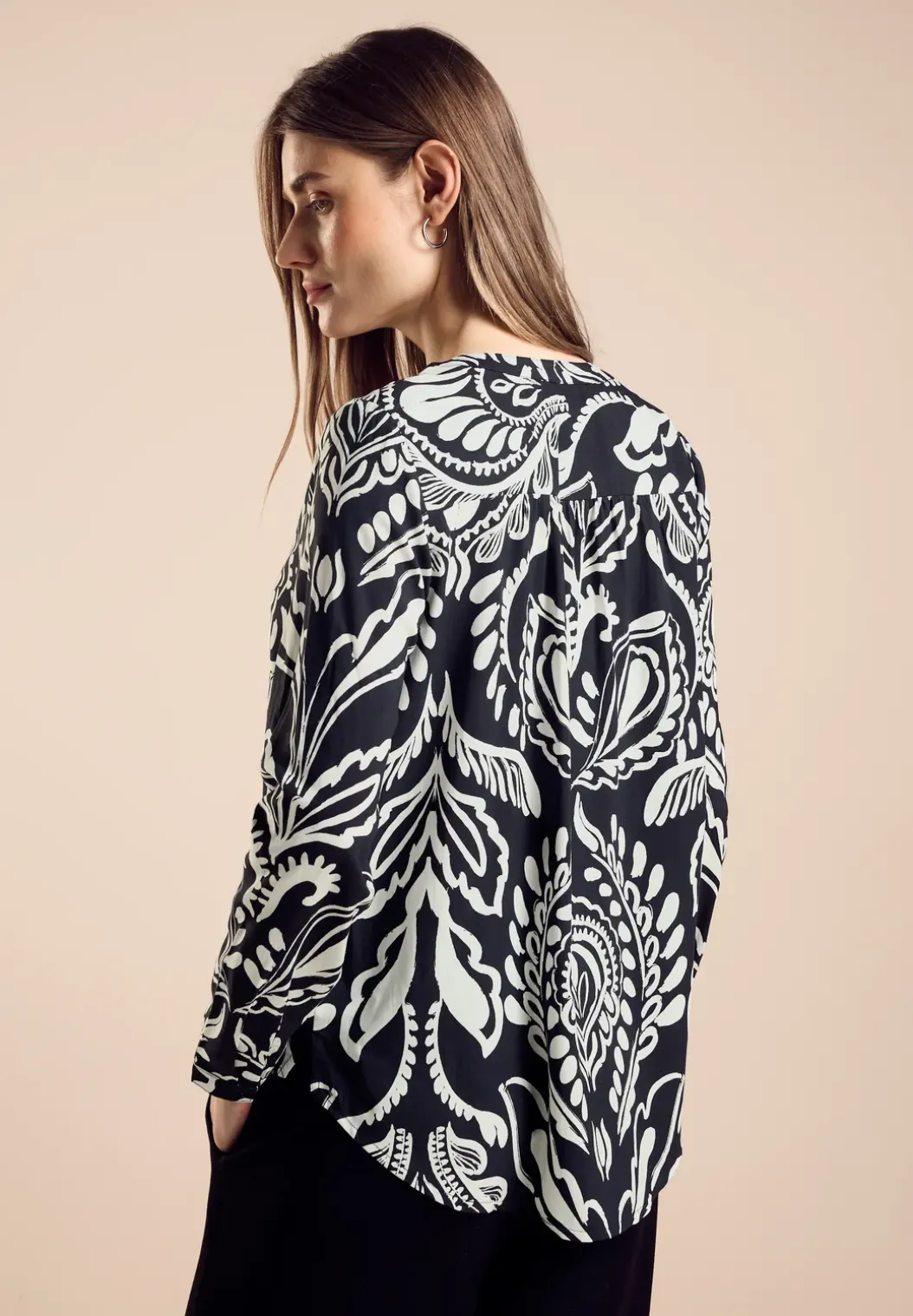Tuniekblouse met print