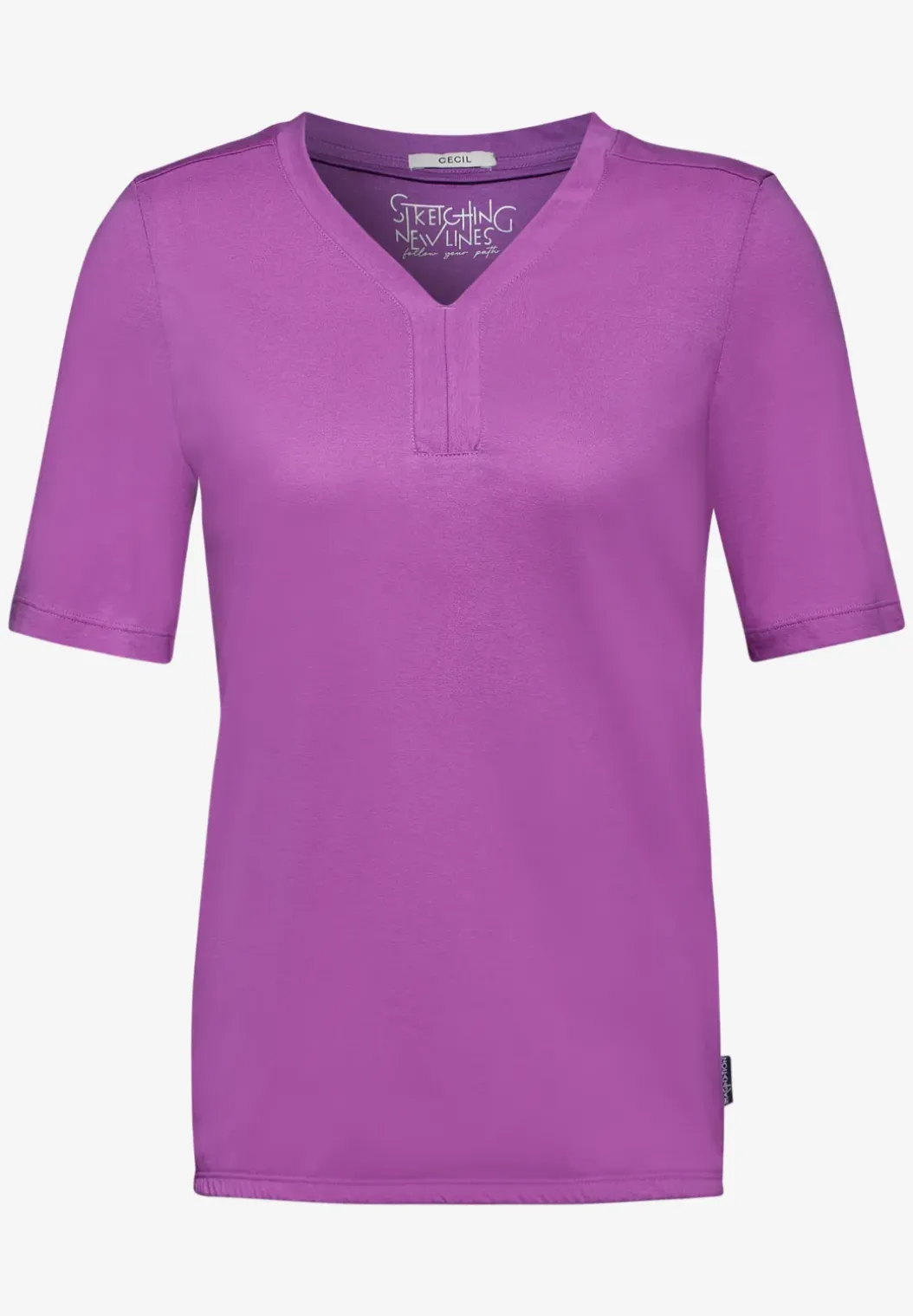 Tuniek T-shirt in effen kleur
