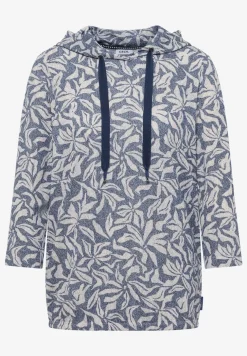 Tweekleurig shirt met capuchon