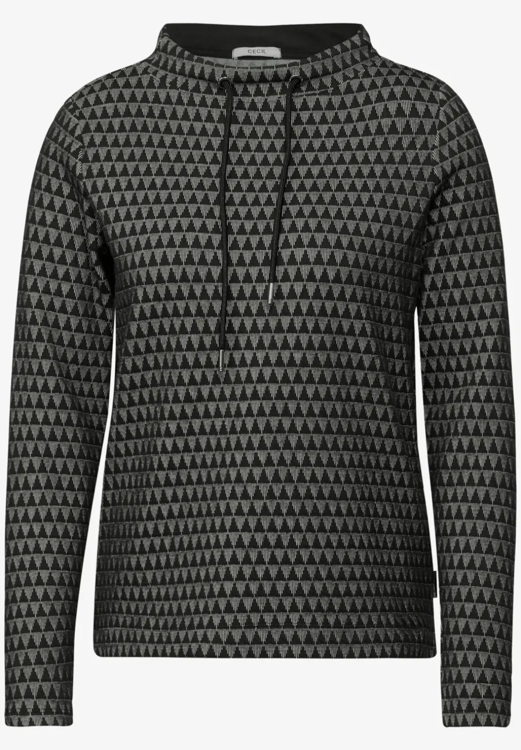 Tweekleurig jacquard overhemd