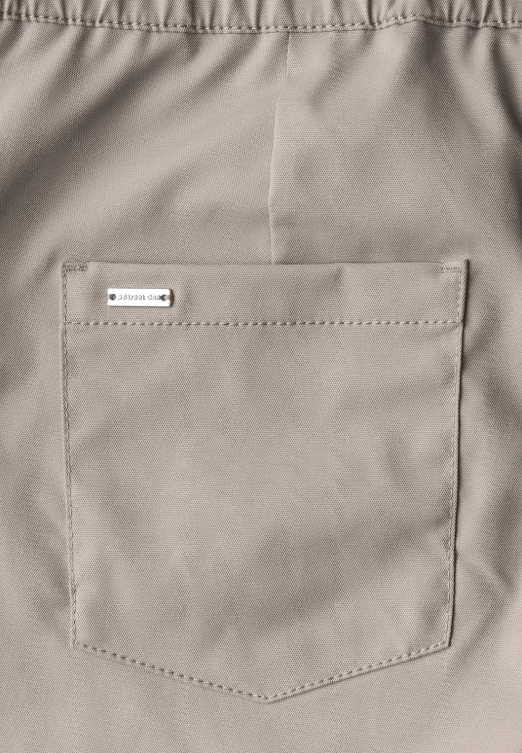 Twill broek met rechte pijpen