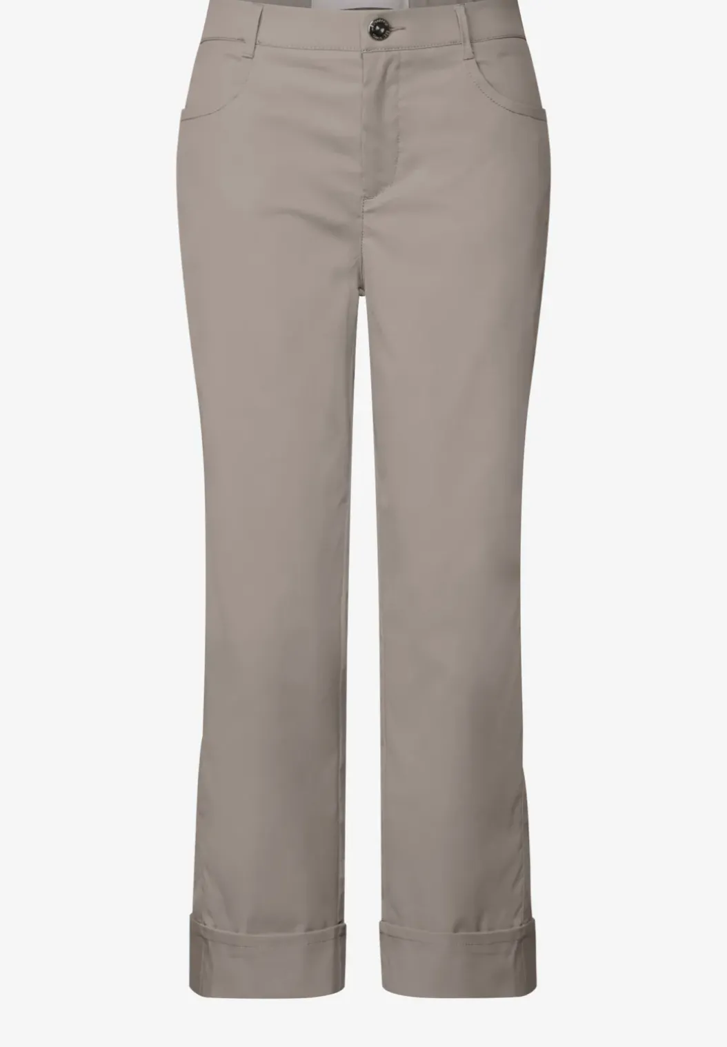 Twill broek met rechte pijpen