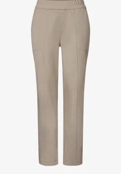 Twill broek met rechte pijpen