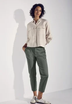 Twill chino broek