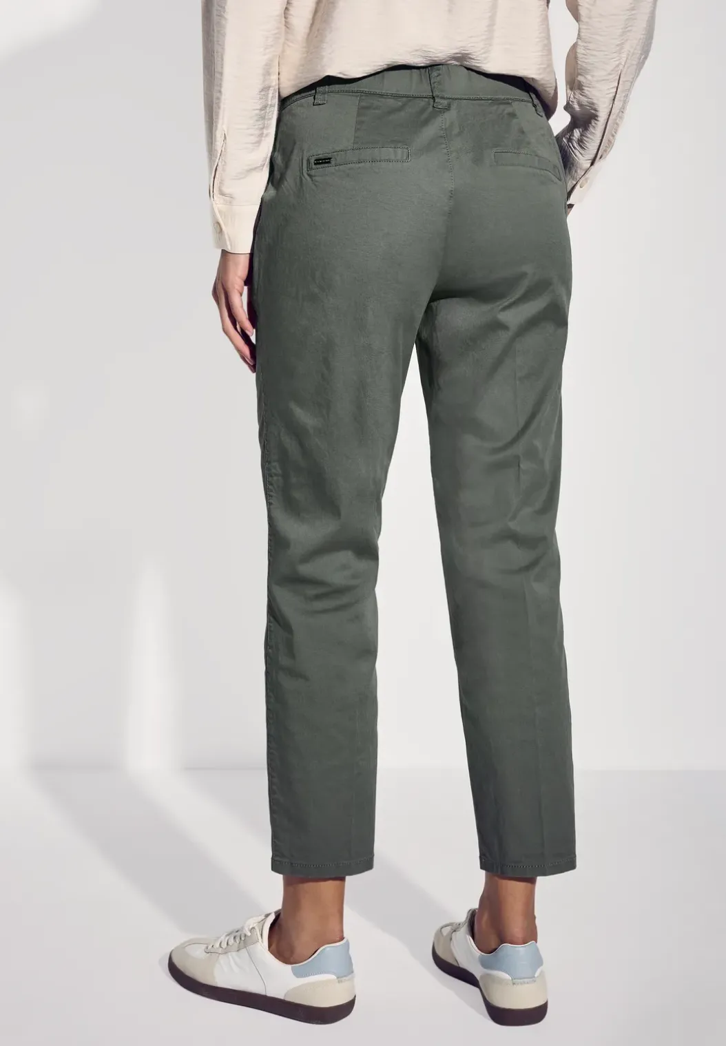 Twill chino broek