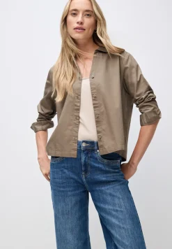 Twill overhemd blouse