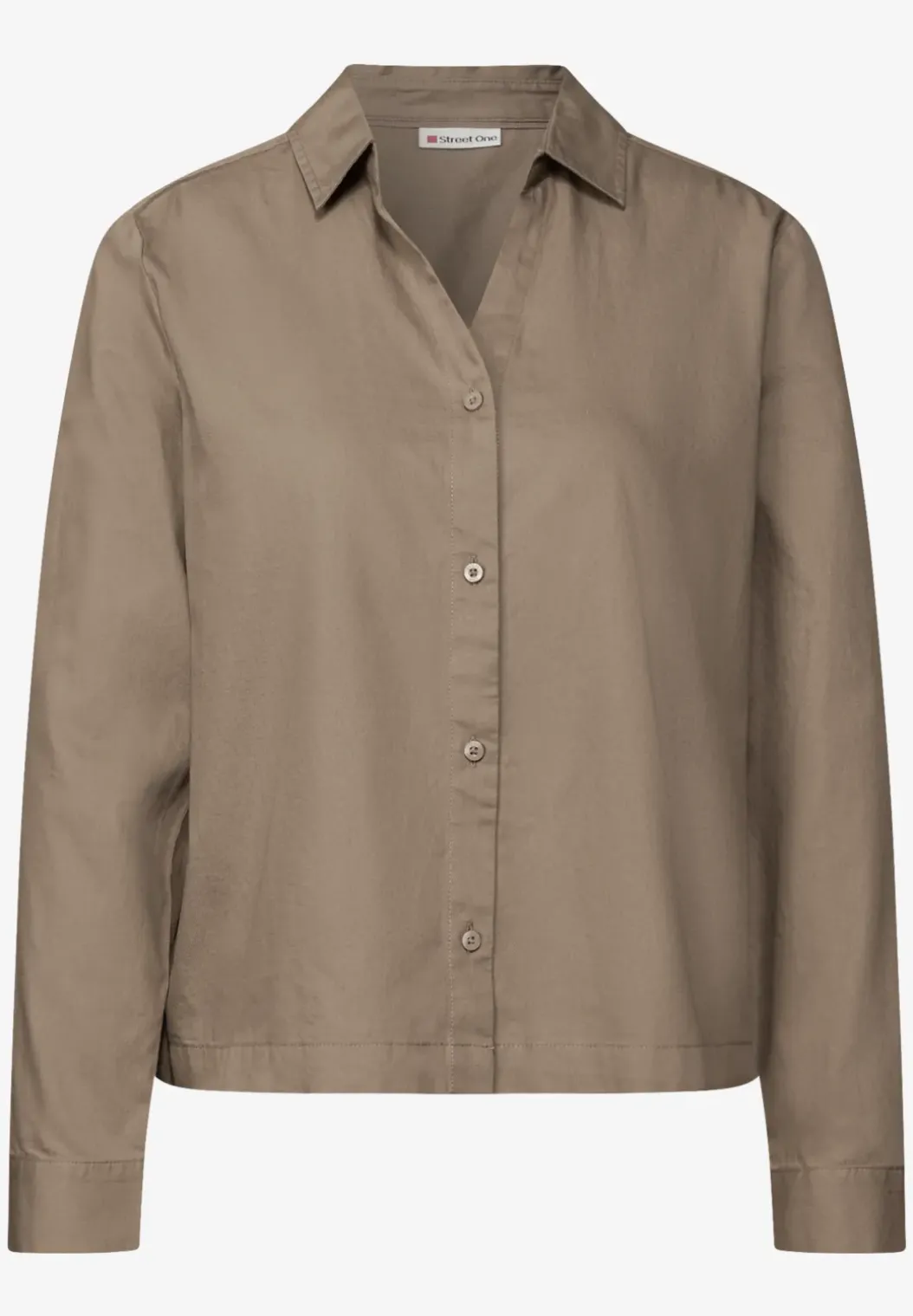 Twill overhemd blouse