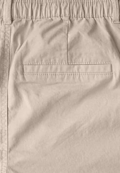 Twill shorts in een verwassen look
