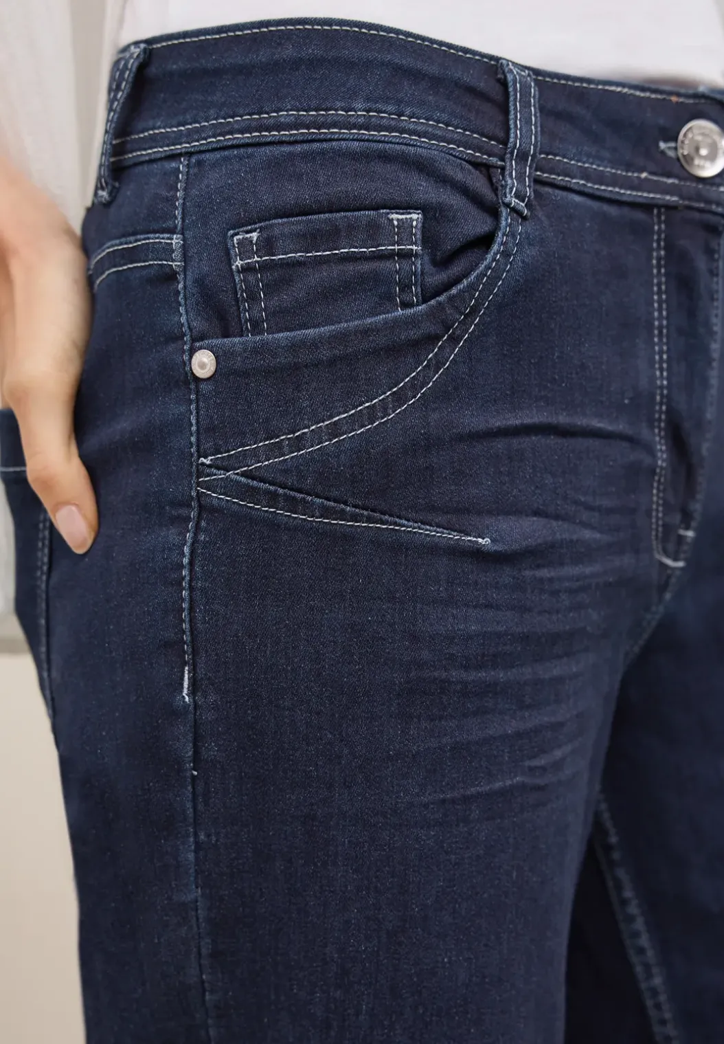 Uitgerolde Wide Legs jeans
