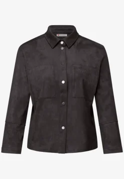 Velours overhemd blouse