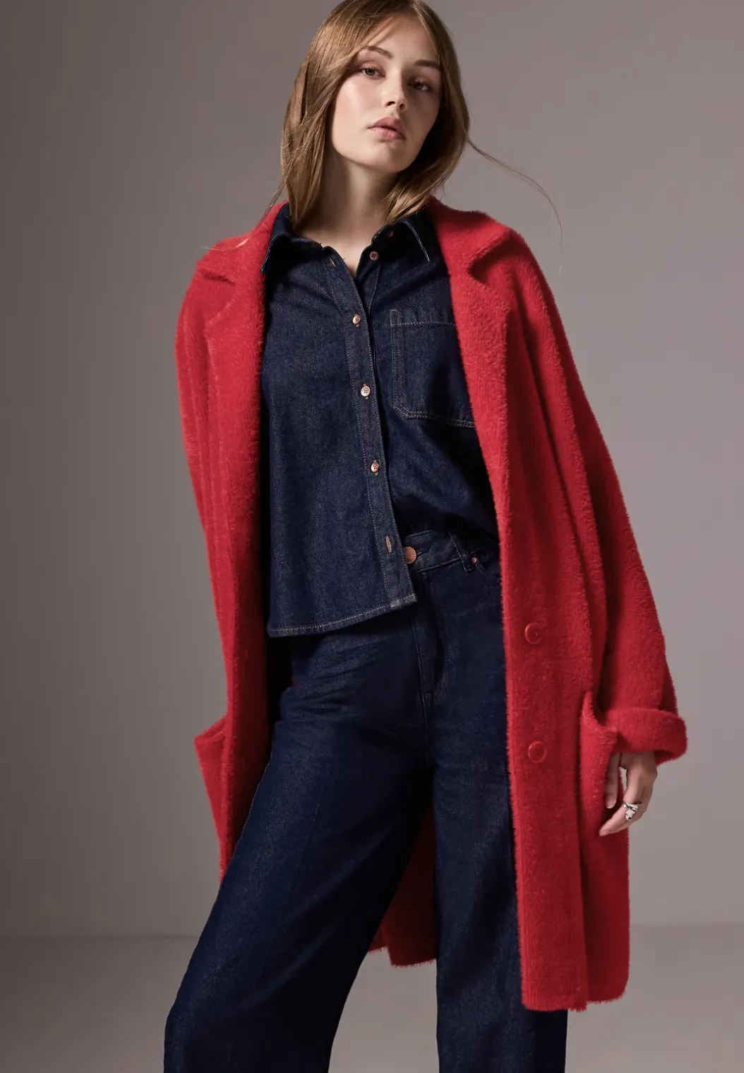 Vest in vachtlook