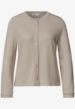 Vest met 3/4 mouwen in een gebreide look