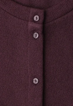 Vest met 3/4 mouwen in een gebreide look