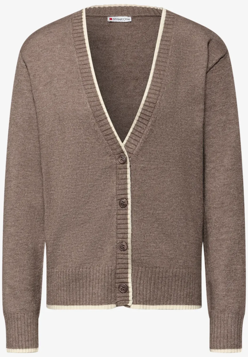 Vest met contrasterende details