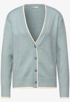 Vest met contrasterende details