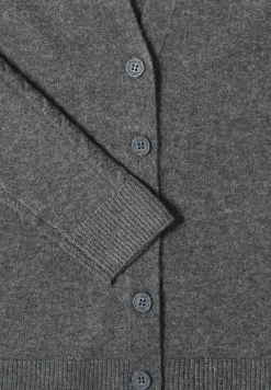 Vest met gebreide details
