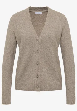 Vest met gebreide details
