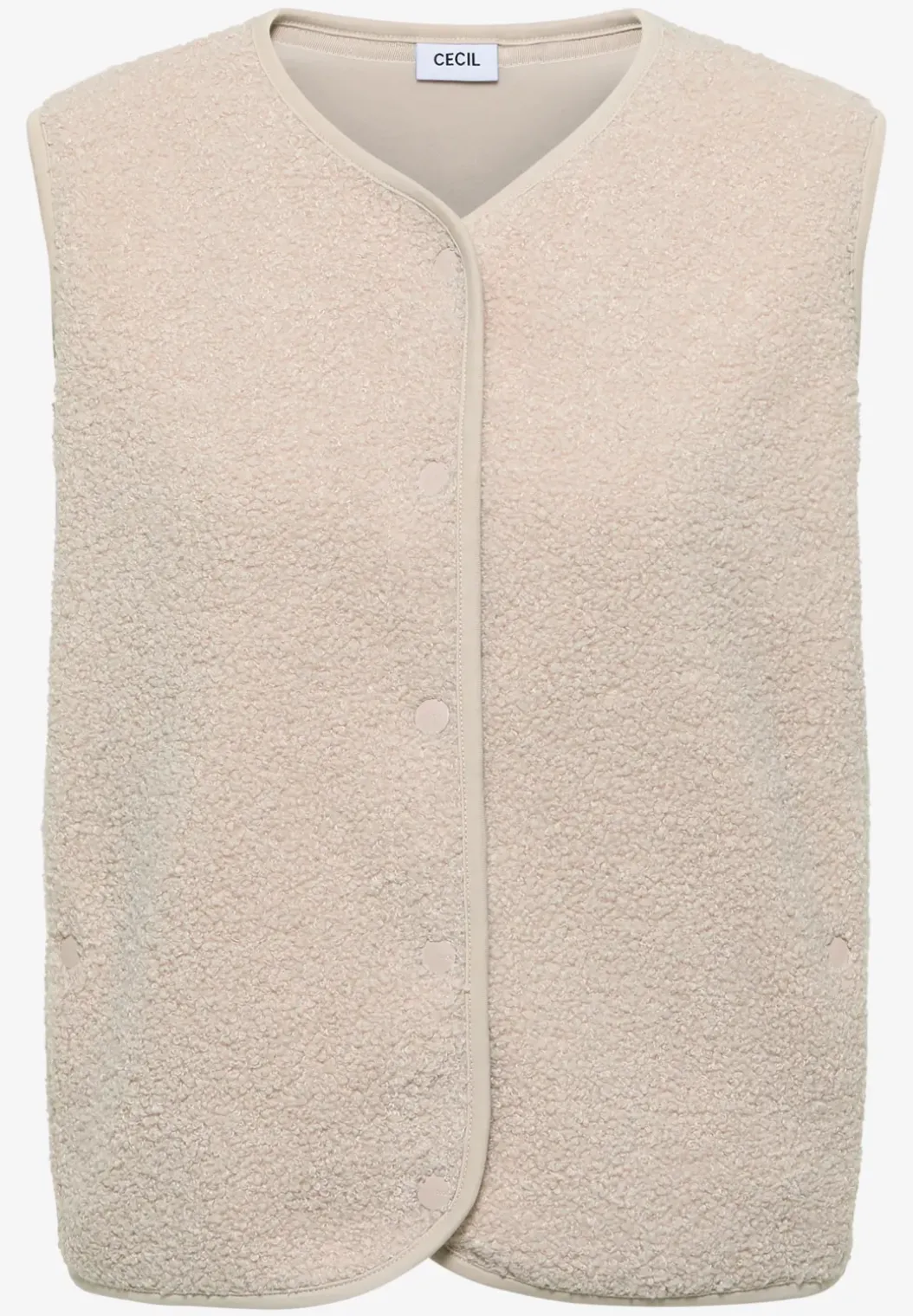 Vest met knoopsluiting