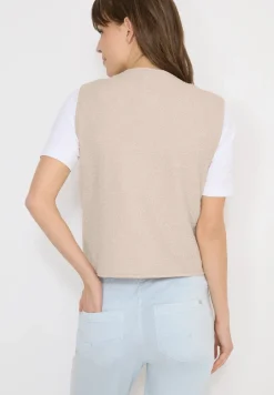 Vest met knoopsluiting