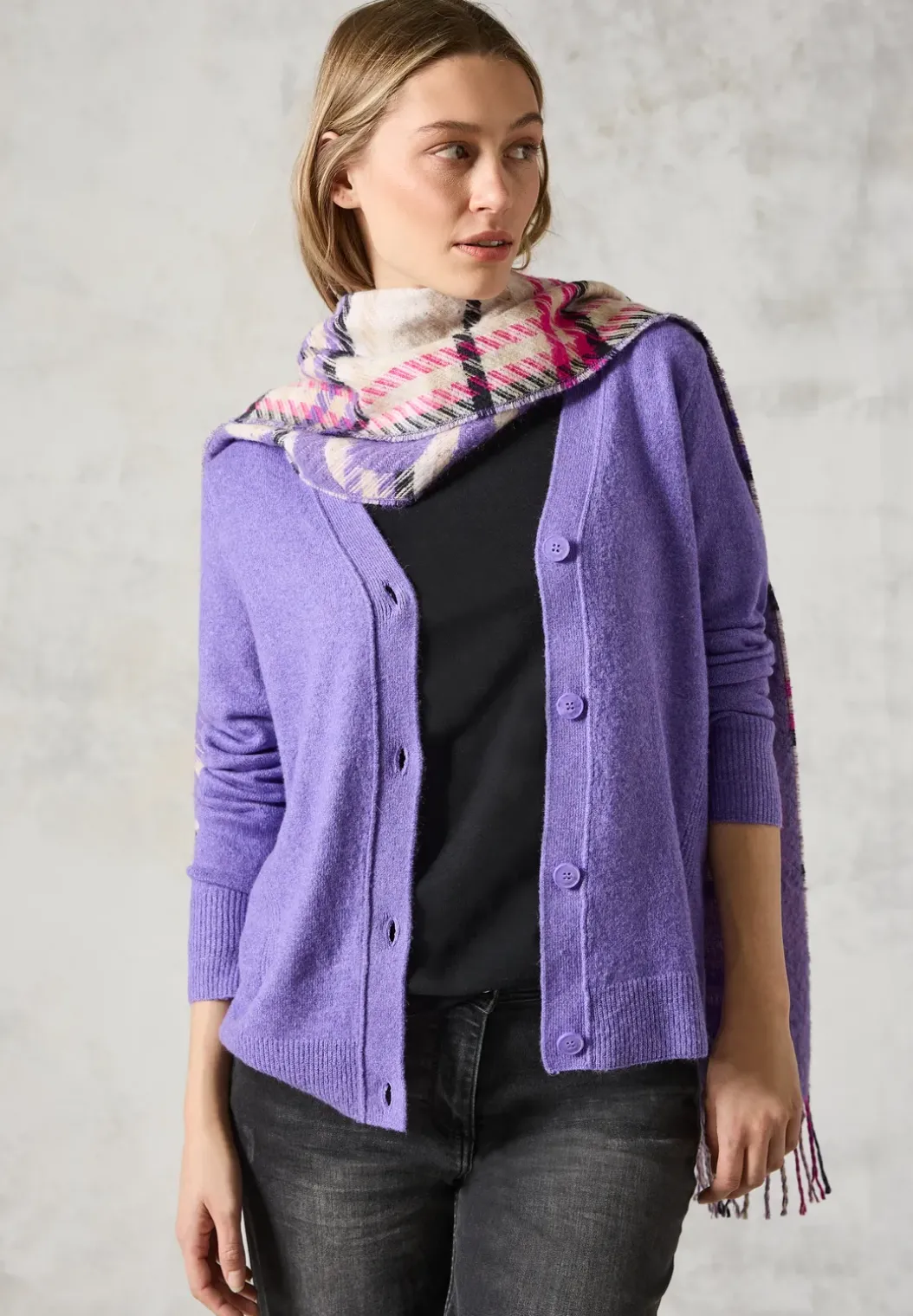 Vest met knoopsluiting
