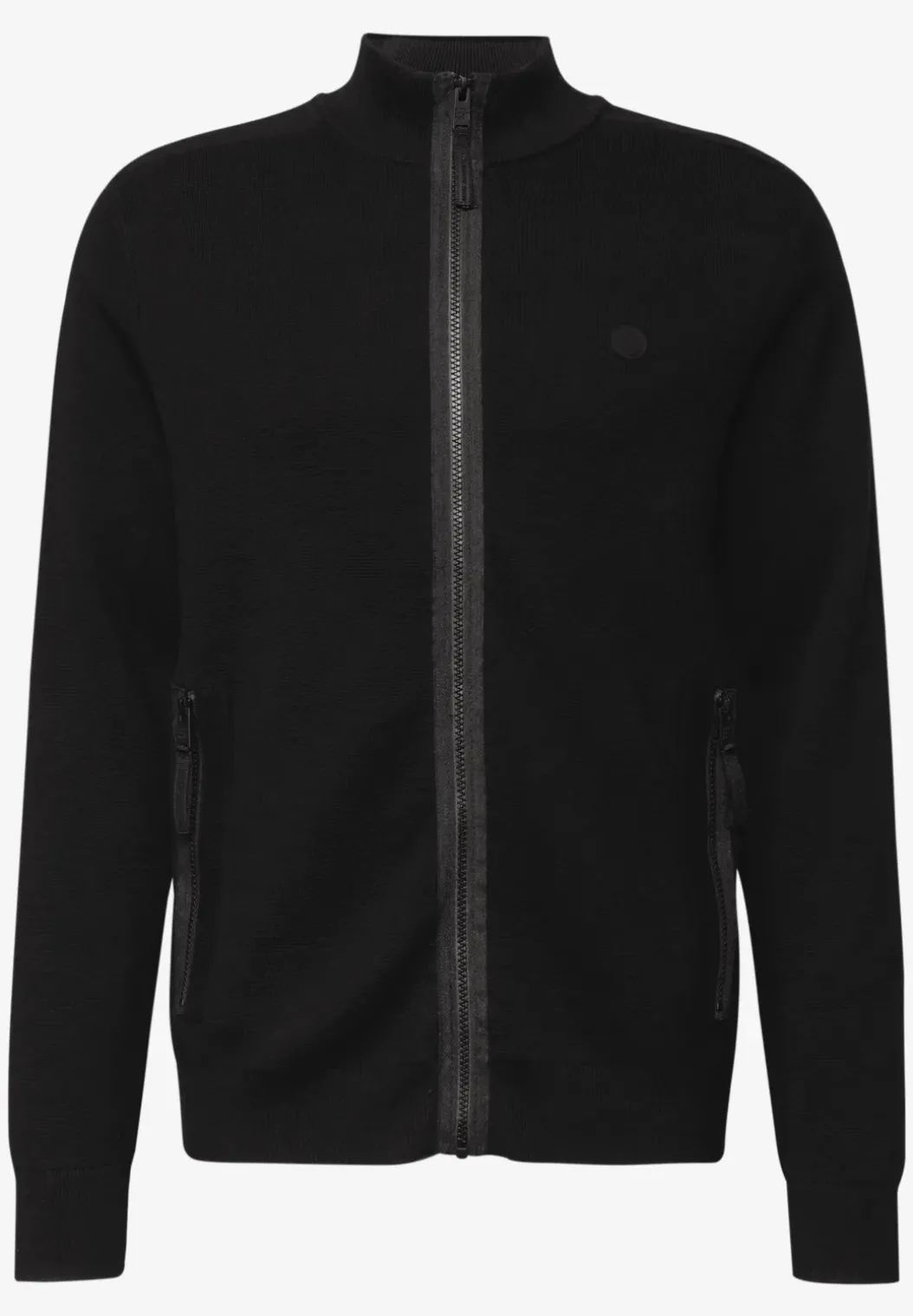 Vest met opstaande kraag