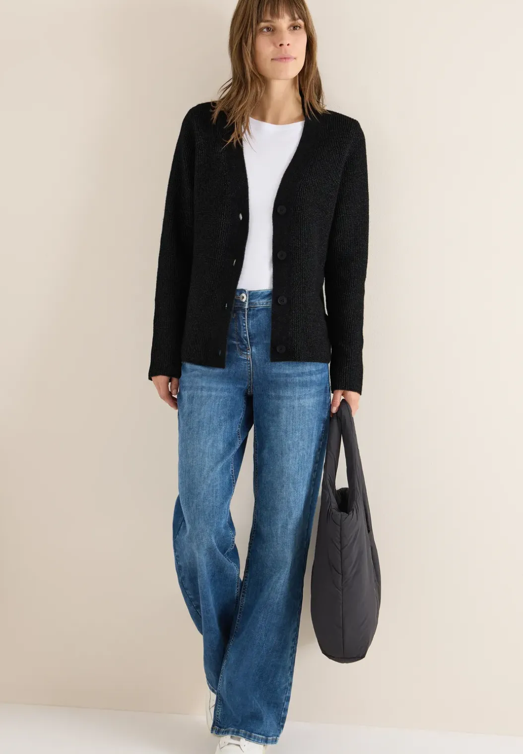 Vest met structuurdetails